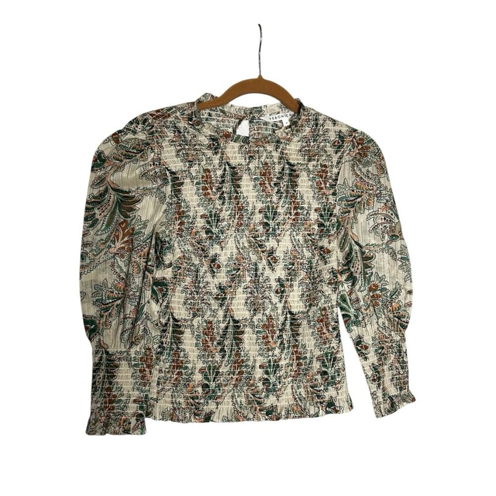 Veronica Beard Multicolor Floral Blouse